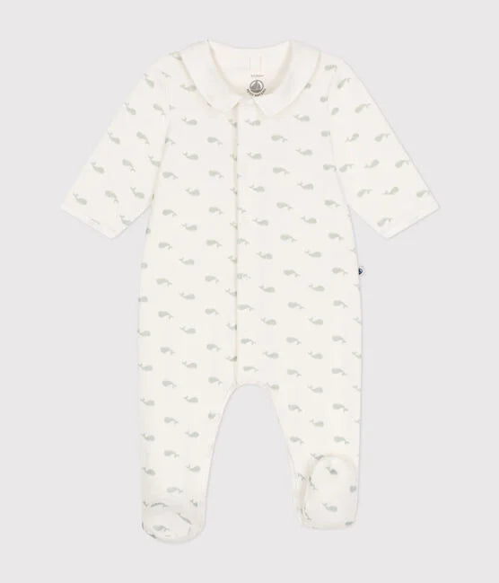 Terry terry baby sleepsuit | Saltworks - Small Boat