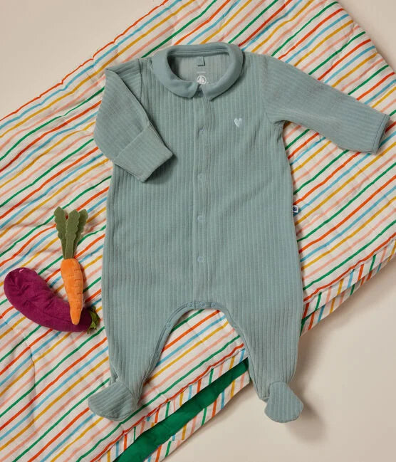 Terry terry baby sleepsuit | Saltworks - Small Boat