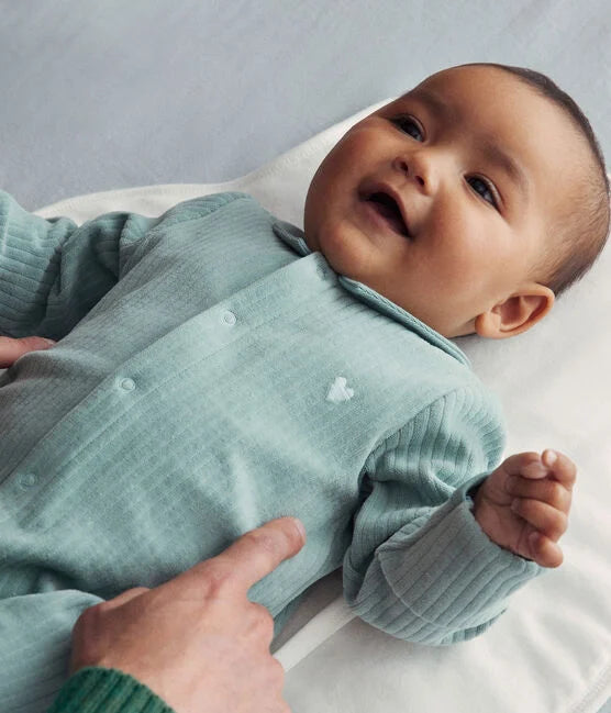 Pyjama van badstof voor baby's | Zout - Petit Bateau