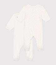 Set van 2 babypyjama's van biokatoen - Petit Bateau