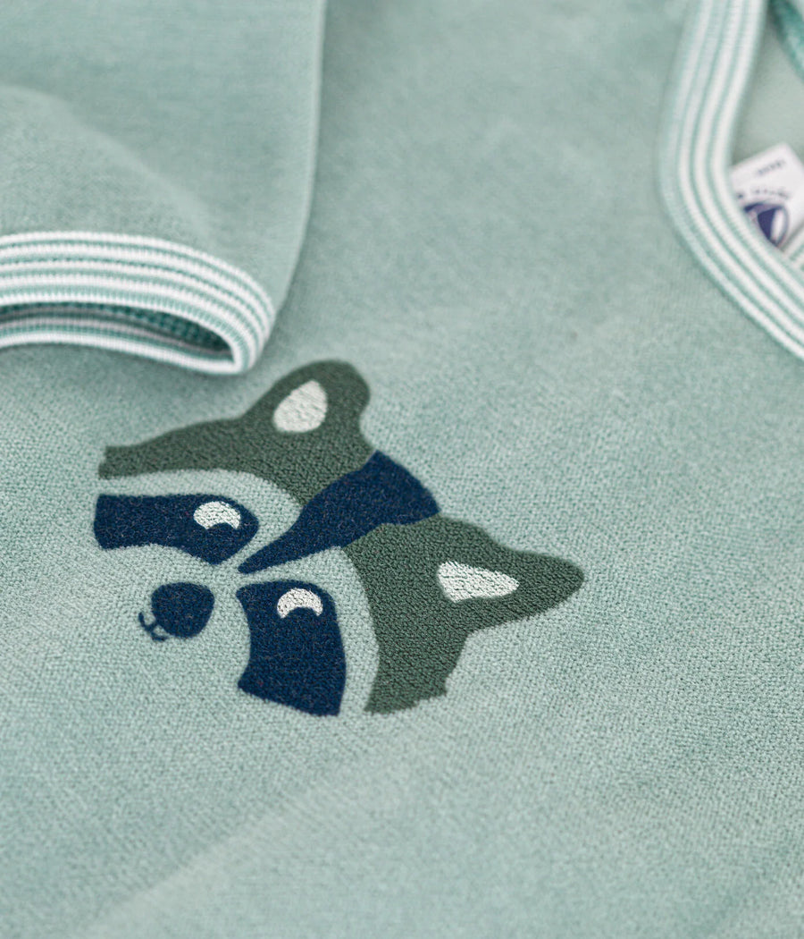 Terry terry baby sleepsuit | Saltworks - Small Boat