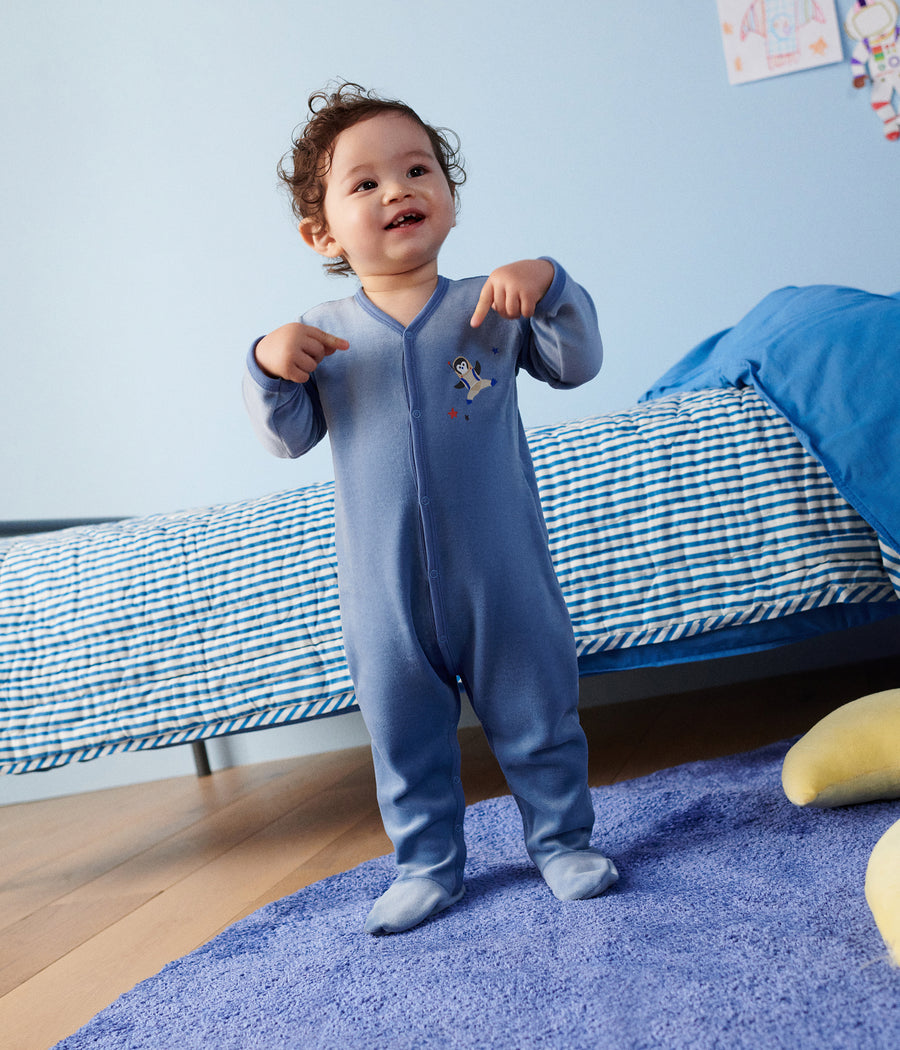 Terry terry baby sleepsuit | Saltworks - Small Boat