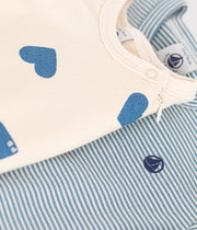 Set van 2 babypyjama's van biokatoen - Petit Bateau