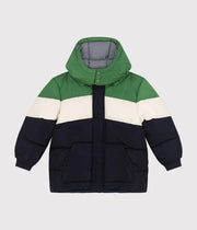 Down jacket with hood Children | Tuxedo - Petit Bateau