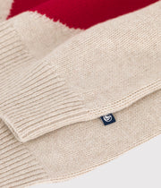 Wool and cotton sweater for girls - Petit Bateau