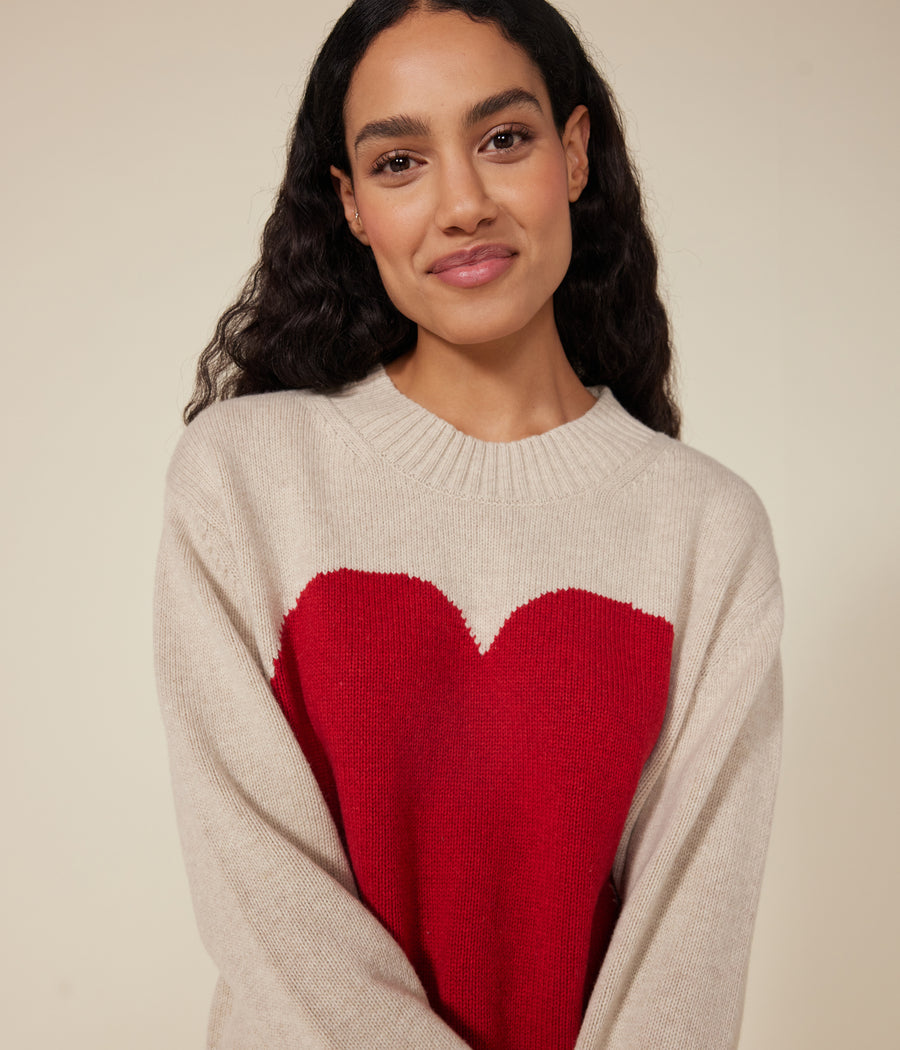 Women's Heart Pajamas in Cotton - Petit Bateau