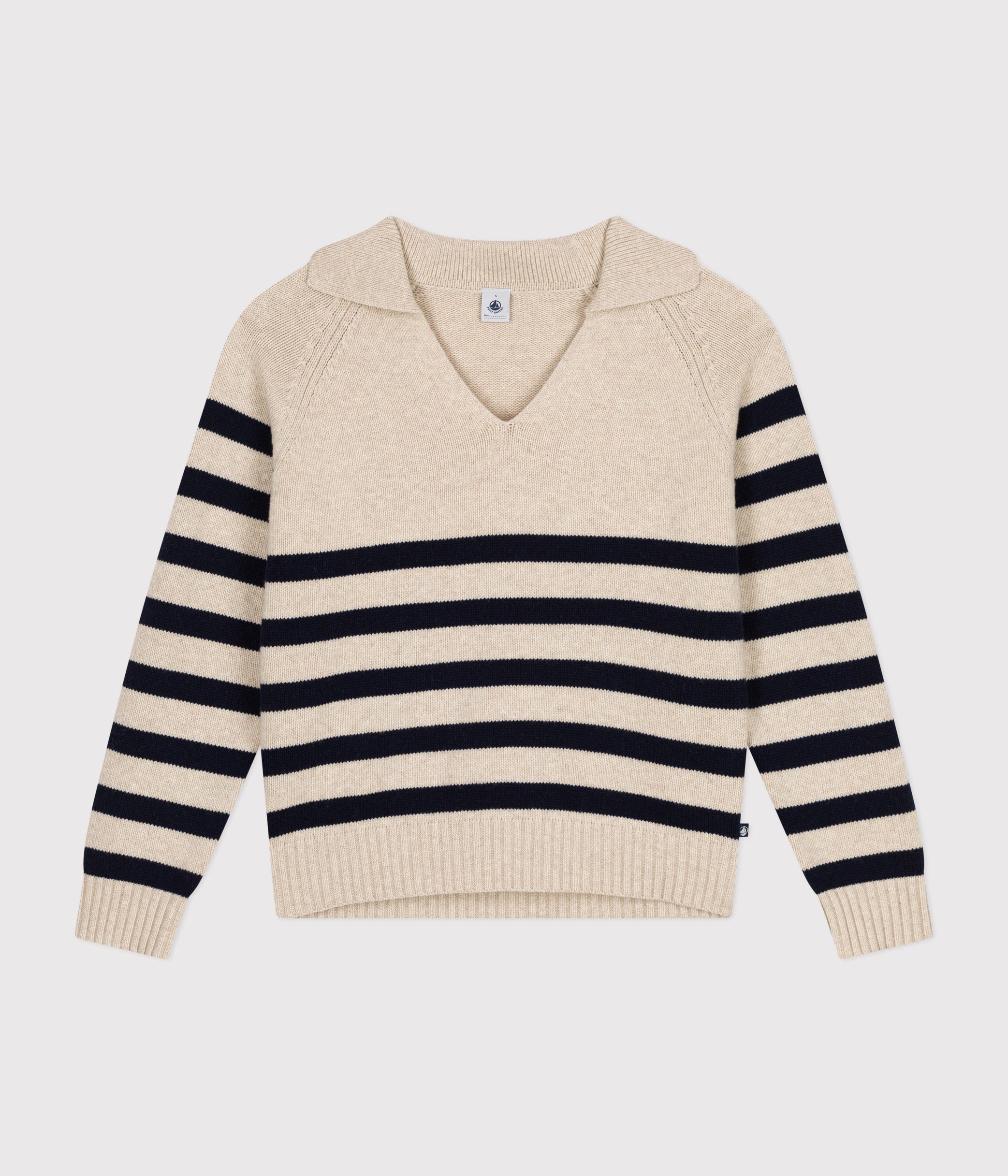 Pull en laine et coton Femme - Petit Bateau