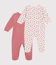 Set van 2 babypyjama's van biokatoen - Petit Bateau