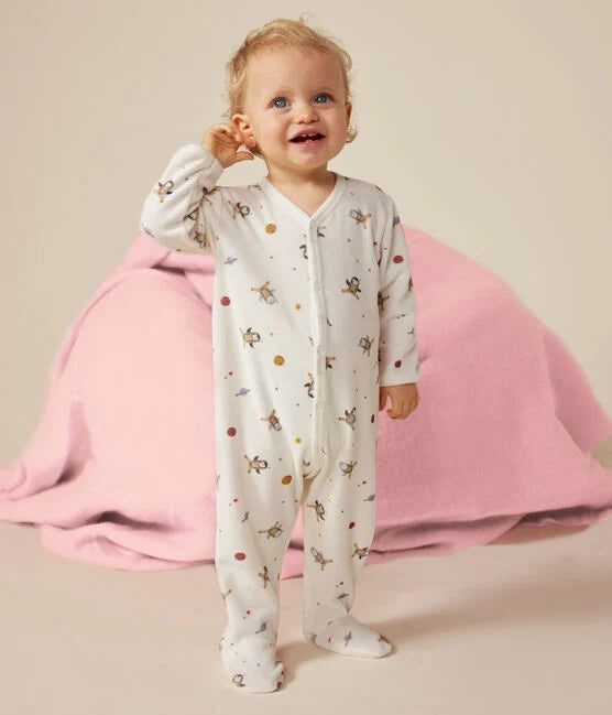 Terry terry baby sleepsuit | Saltworks - Small Boat