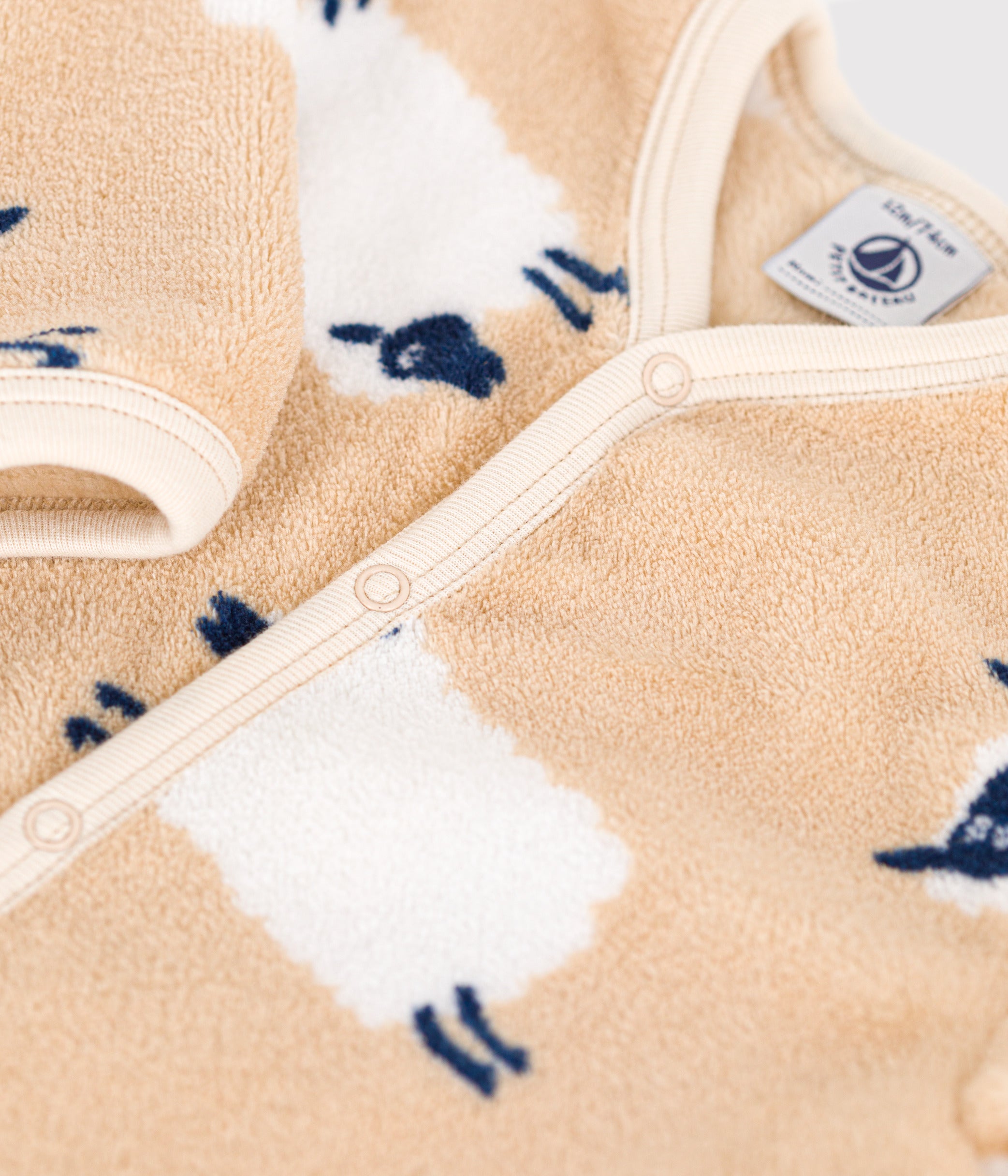 Pyjama van badstof voor baby's | Zout - Petit Bateau