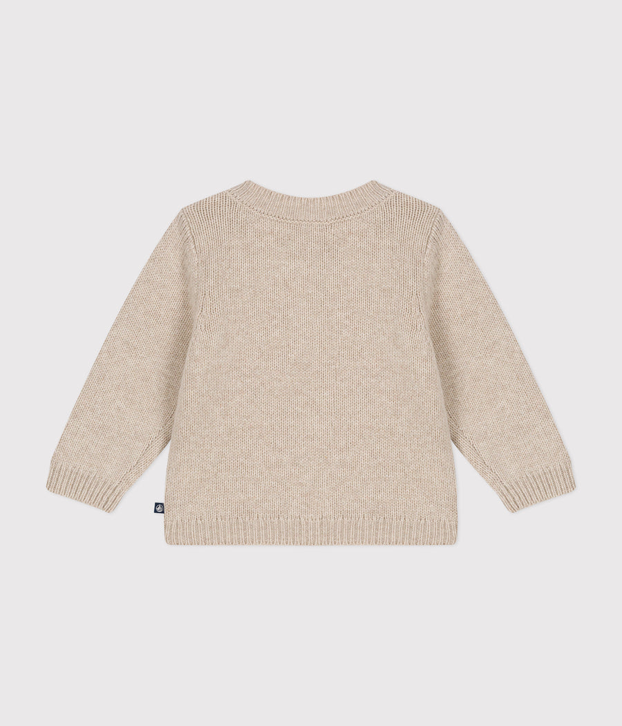 Pull en tricot Coeur Bébé - Petit Bateau