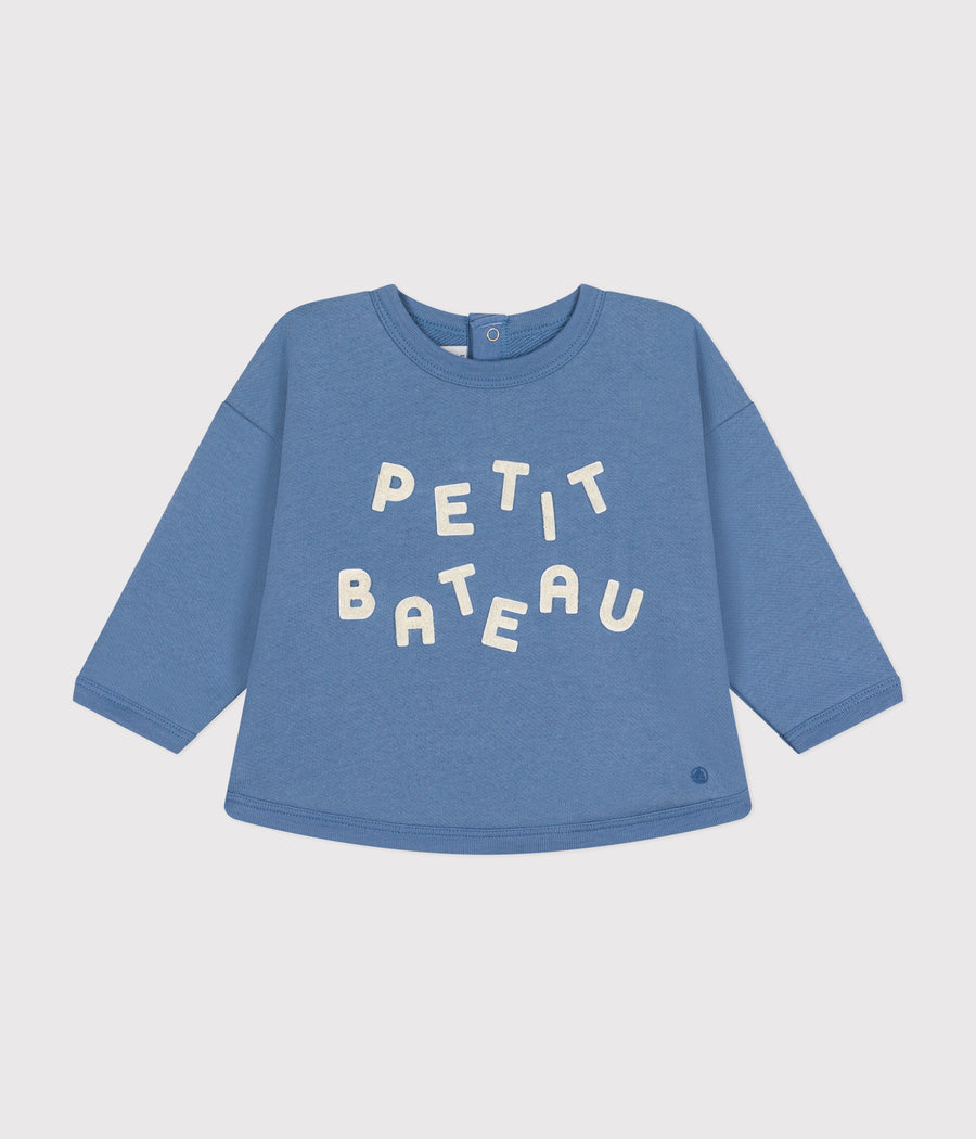 Sweatshirt en molleton bébé Beach - Petit Bateau