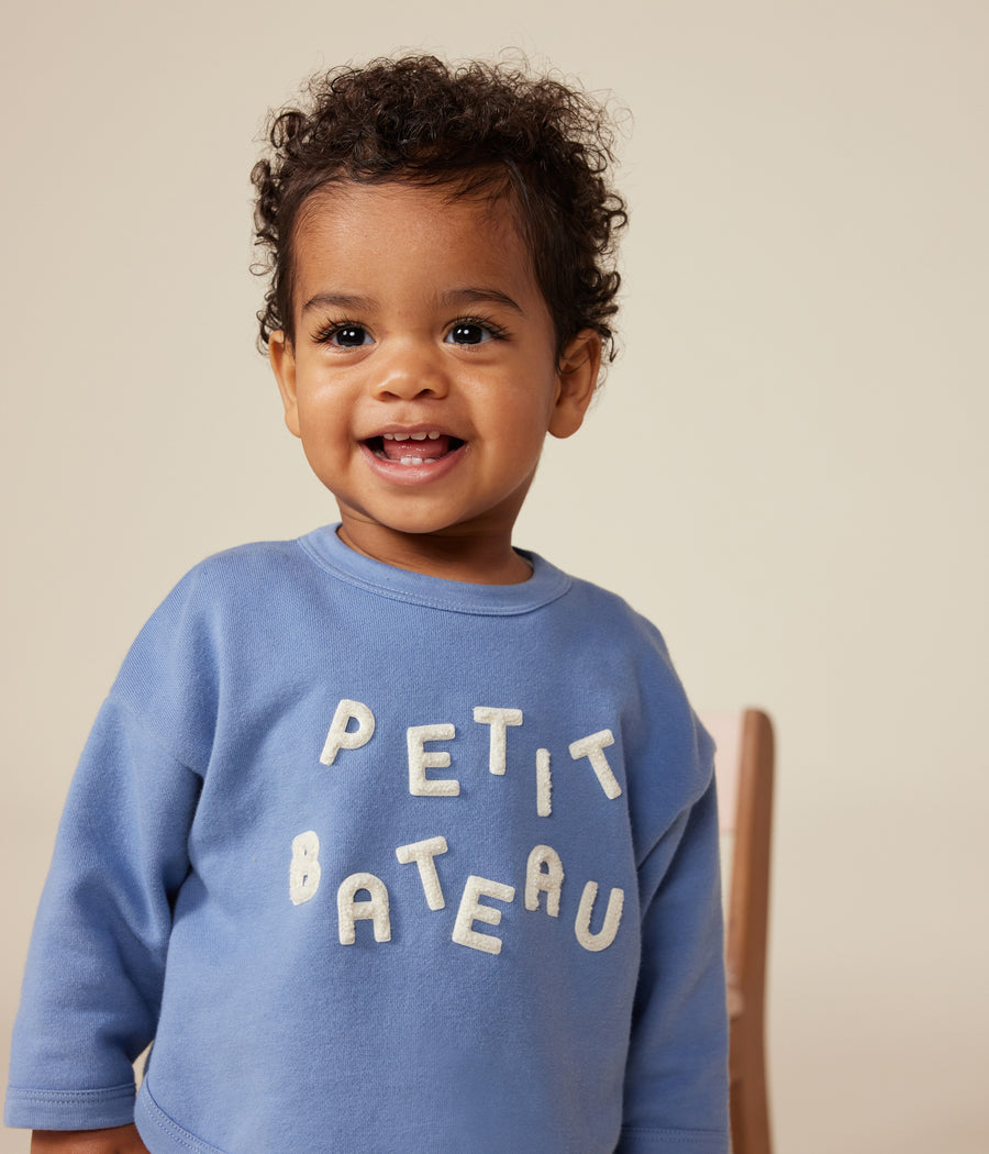 Sweatshirt en molleton bébé Beach - Petit Bateau