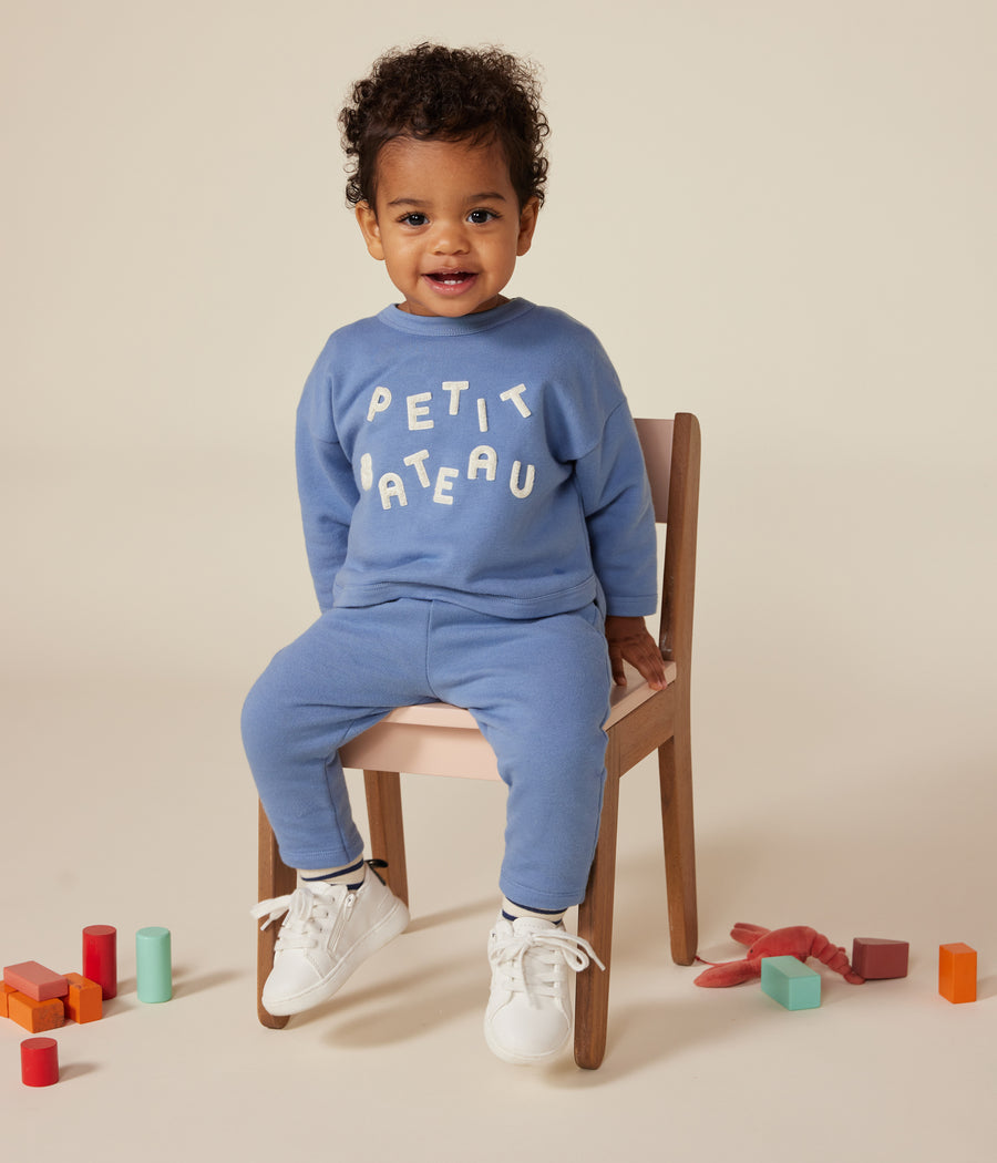 Sweatshirt en molleton bébé Beach - Petit Bateau