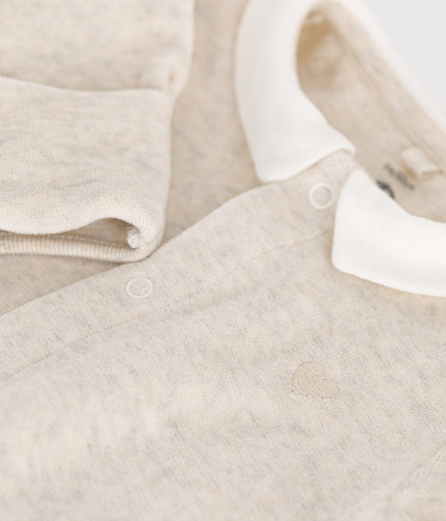 Pyjama van badstof voor baby's | Zout - Petit Bateau