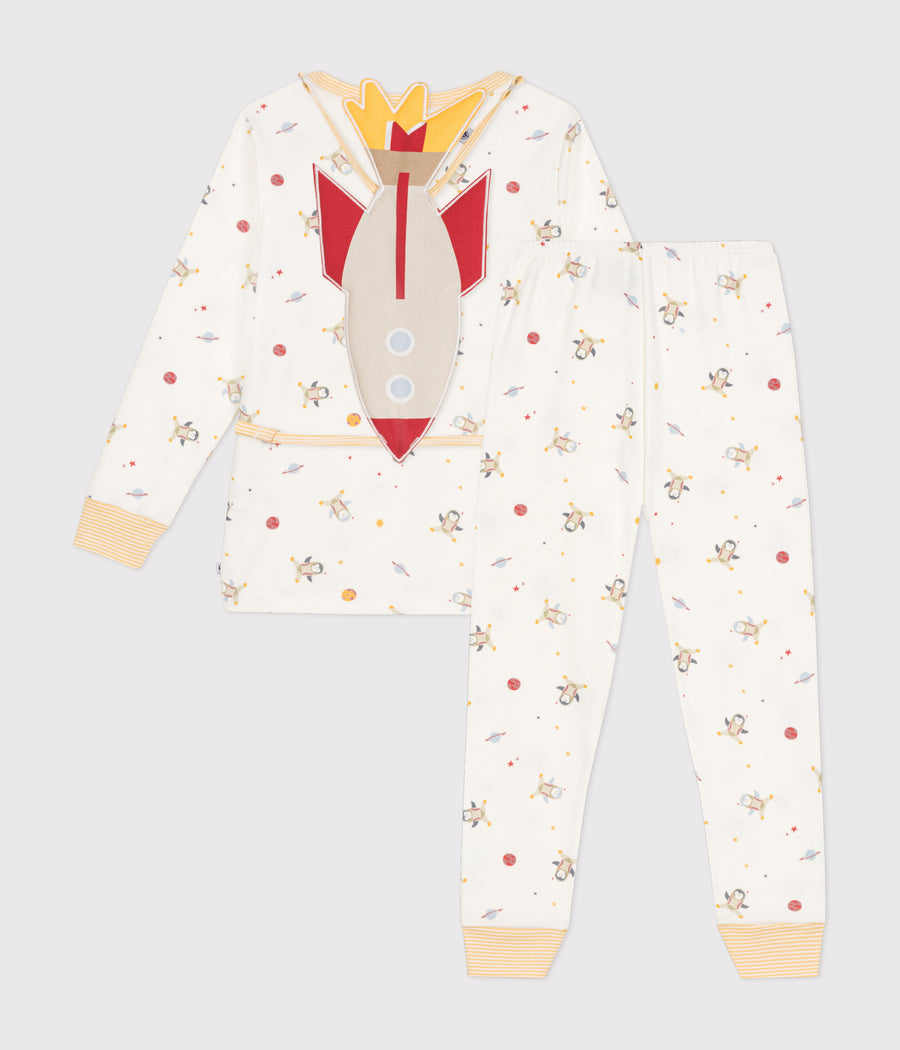 Pyjama déguisement en coton imprimé espace Enfant - Petit Bateau