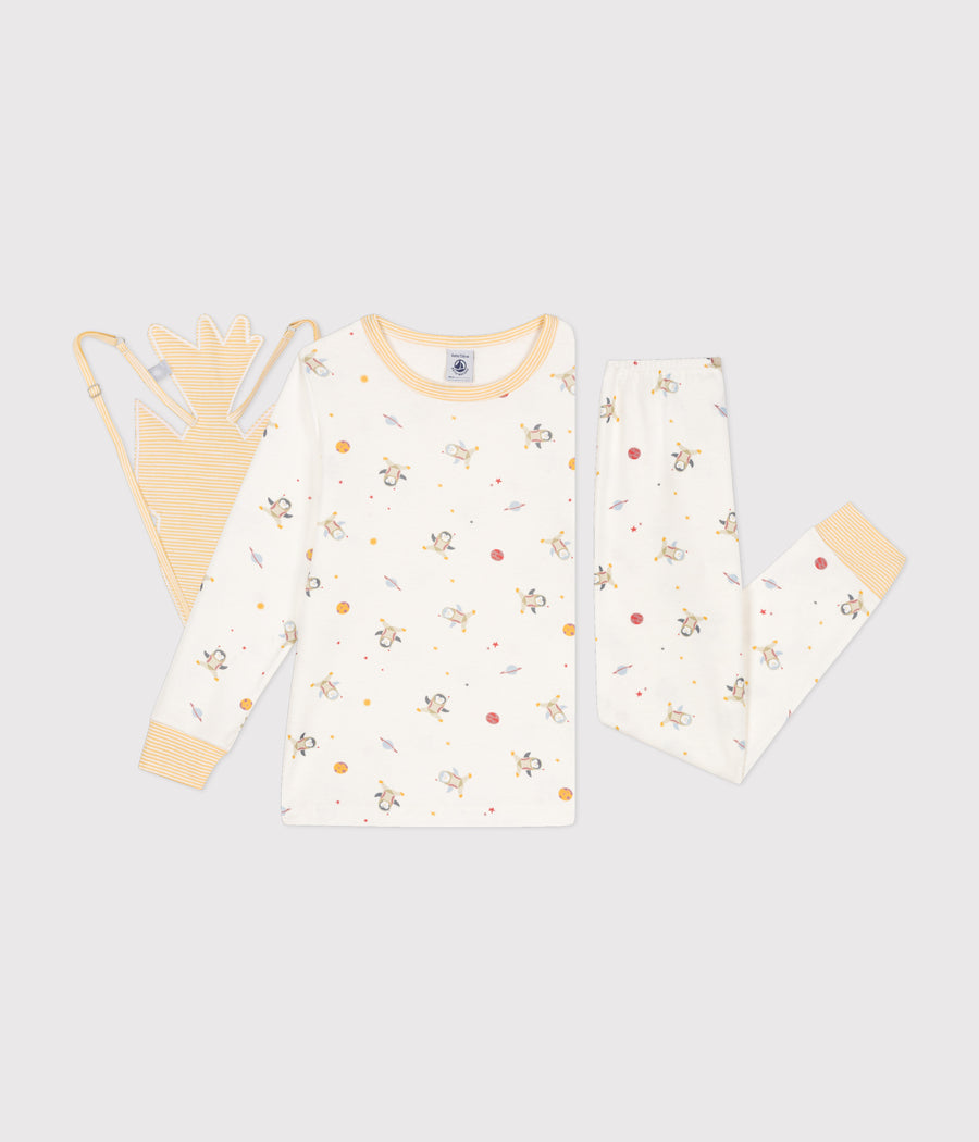 Pyjama déguisement en coton imprimé espace Enfant - Petit Bateau