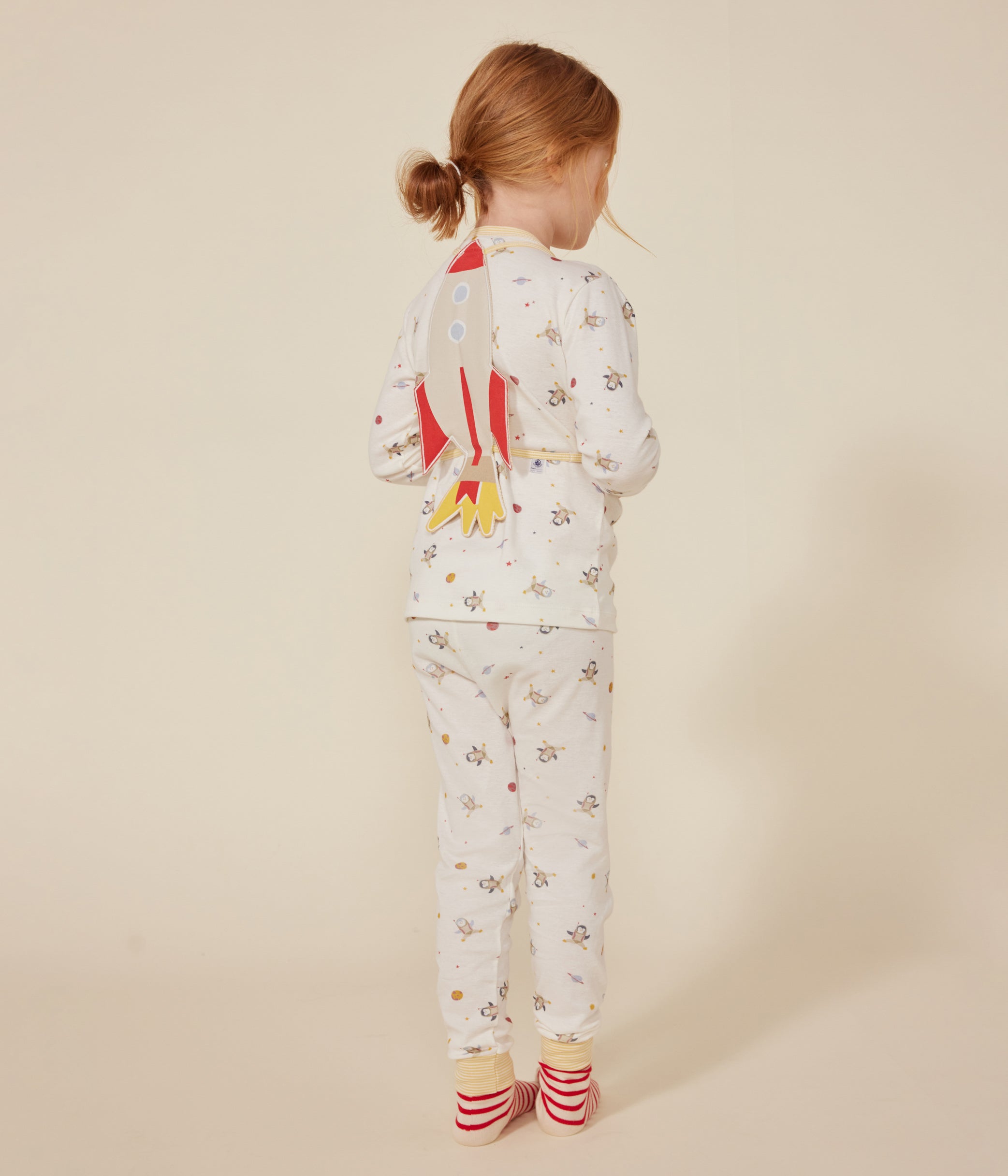 Pyjama déguisement en coton imprimé espace Enfant - Petit Bateau