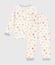 Children's star print velvet pajamas - Petit Bateau