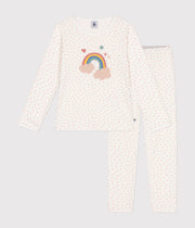 Pyjama en coton imprimé petits cœurs Enfant - Petit Bateau