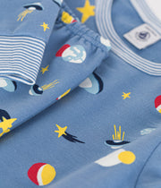 Pyjama en molleton gratté imprimé espace Enfant - Petit Bateau