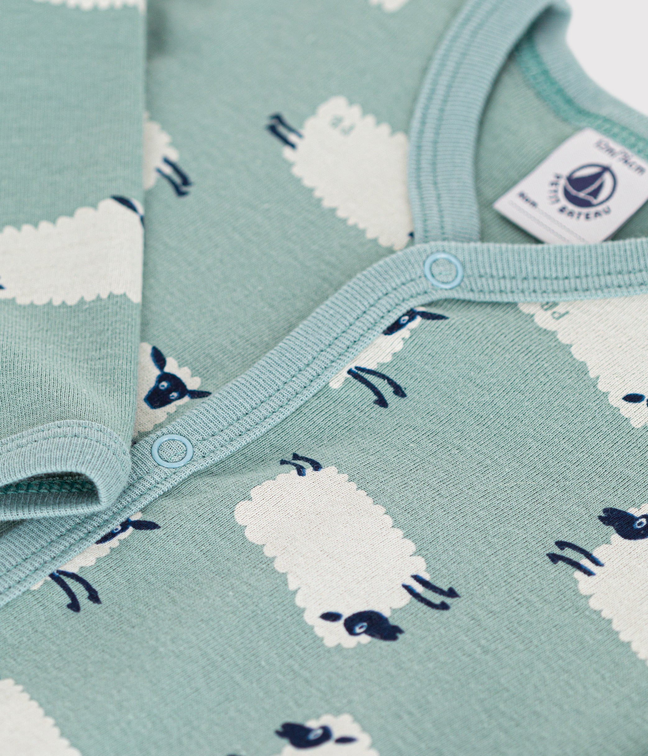 Pyjama van badstof voor baby's | Zout - Petit Bateau