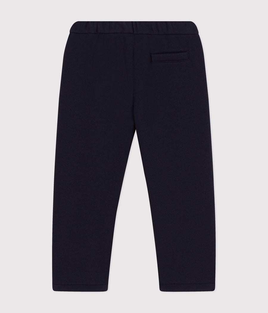 Children's warm pants in tuxedo blue - Petit Bateau