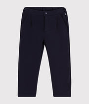 Children's warm pants in tuxedo blue - Petit Bateau