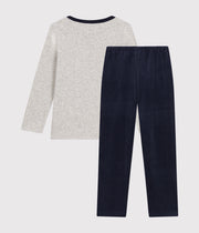 Children's velvet pajamas with forest fox - Petit Bateau