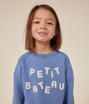 Gewatteerd buisvest voor meisjes | Smoking blauw - Petit Bateau