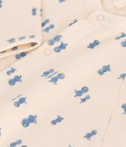 Combinaison longue en molleton Bébé imprimé poussins - Petit Bateau