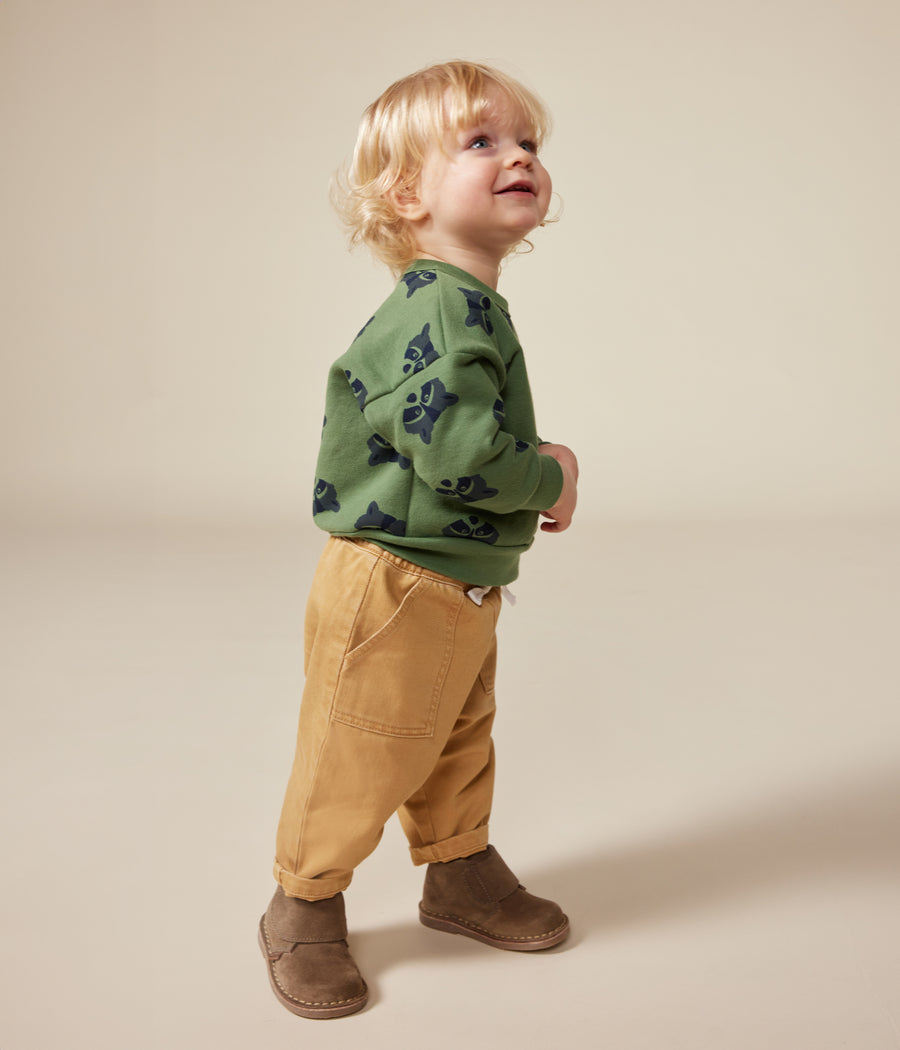 Baby Raccoon Fleece Sweatshirt - Petit Bateau