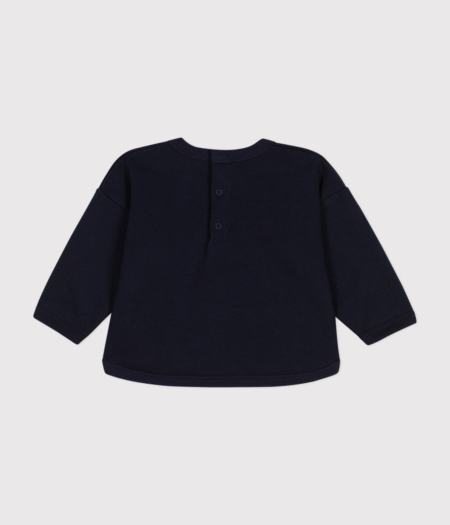 Baby Smoking Fleece Sweatshirt - Petit Bateau