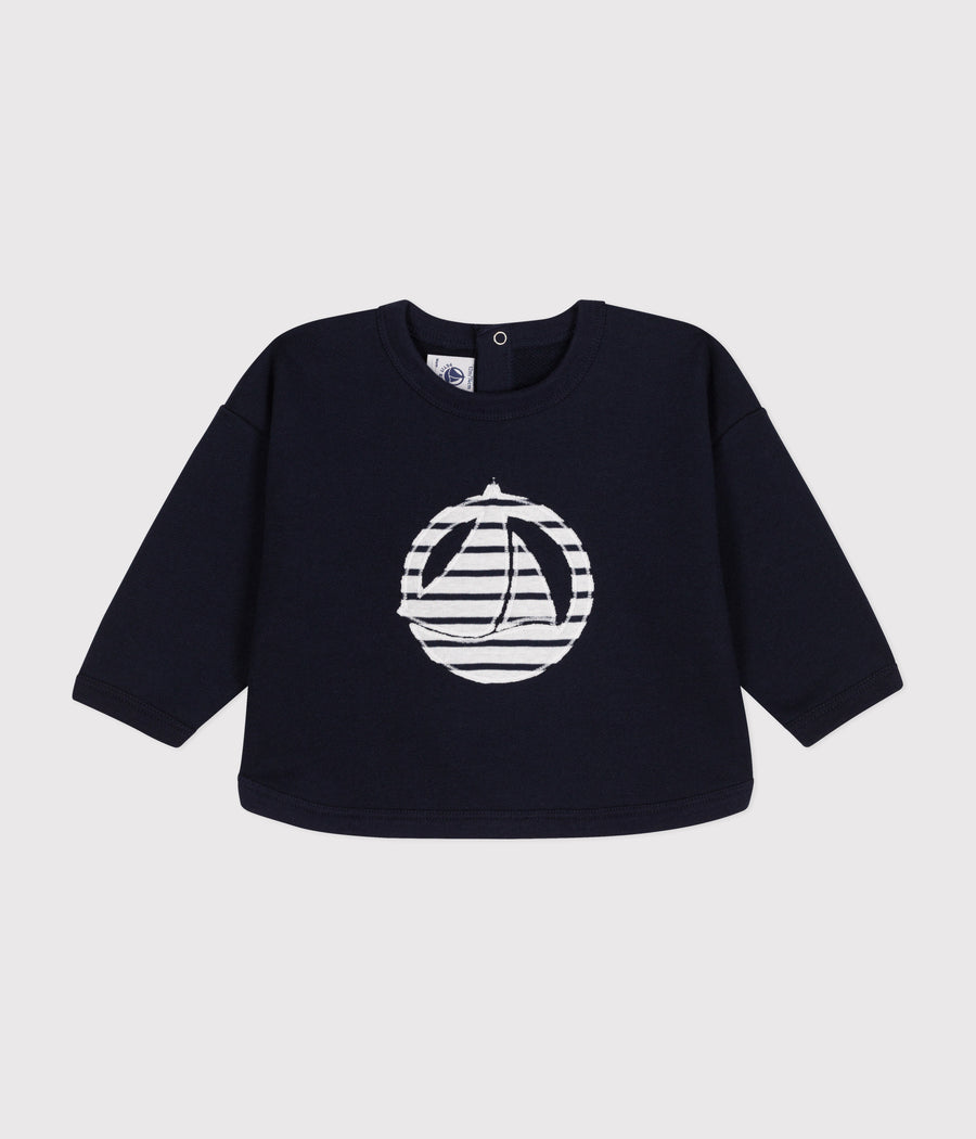 Baby Smoking Fleece Sweatshirt - Petit Bateau