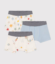 Set van 2 katoenen boxers voor kleine jongens - Petit Bateau