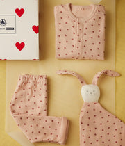 Baby cotton cardigan, pants and comforter box set - Petit Bateau