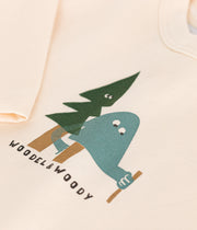 Tee-shirt manches longues en jersey Bébé forêt - Petit Bateau