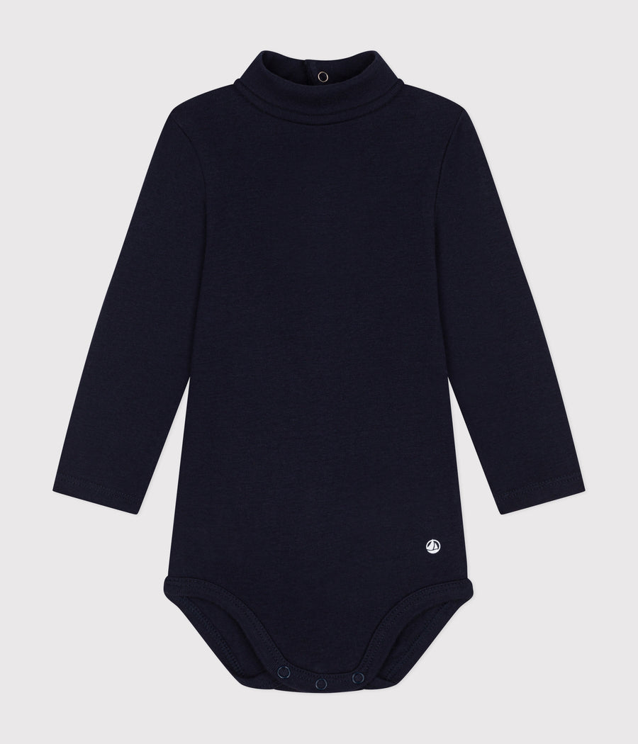 Body manches longues col roulé en coton bébé Smoking - Petit Bateau