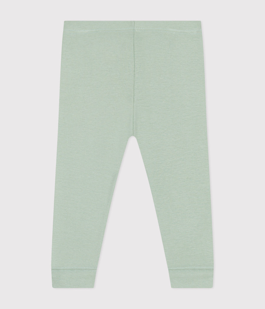 Legging en coton bébé Vert herbier - Petit Bateau