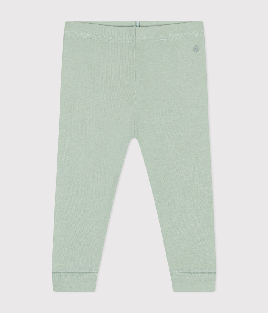 Legging en coton bébé Vert herbier - Petit Bateau