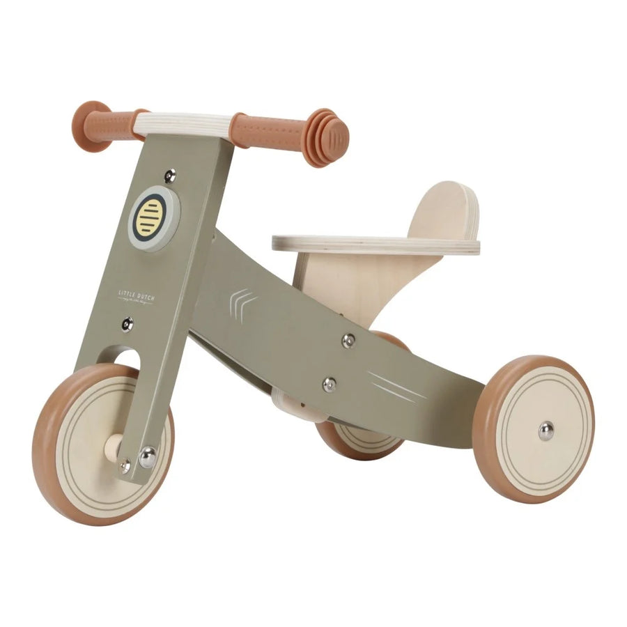 Olive wooden tricycle - Little Dutch