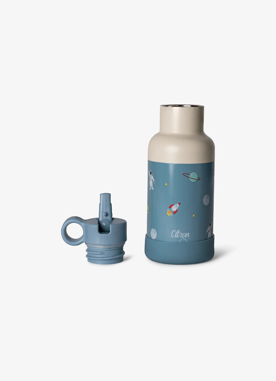 Water bottle 350ml Spaceship Dusty Blue - Lemon 