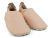 Soft Soles Uni Pink leather slippers - Bobux 