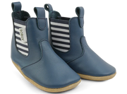 Soft Soles Jester Marine leren pantoffels - Bobux 