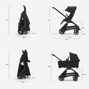 Dragonfly birth and 2nd age stroller | Heather gray/Heather gray/Graphite - Bugaboo