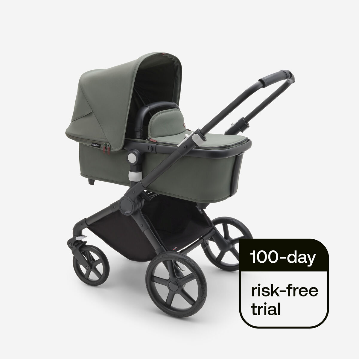 Bugaboo Fox Club birth and 2nd age stroller | Forest green/Forest green/Black - Bugaboo 