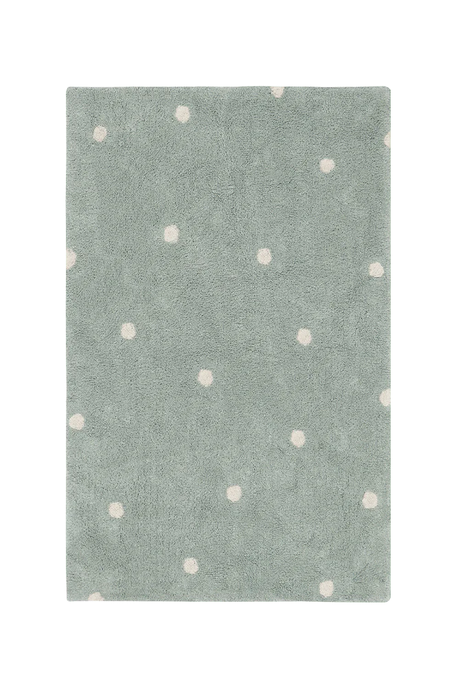 Washable rug Mini Dot Blue sage - Lorena Canals 