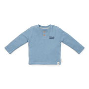 T-shirt manches longues Waffle Ice Blue - Little Dutch