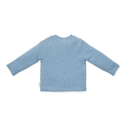 T-shirt manches longues Waffle Ice Blue - Little Dutch