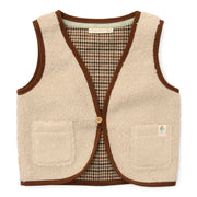 Reversible vest Sand - Little Dutch